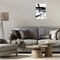 Stupell Industries Minimal Black Streaks on White Wall Plaque By Judith Shapiro